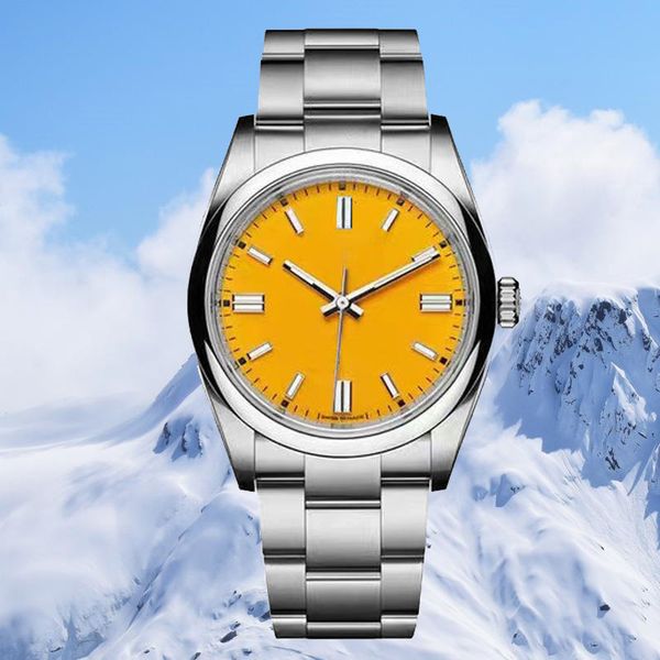 

watch for men womens designer oyster perpetual automatic mechanical watchs 36mm 41mm luxury watchs stainless steel 8215 movement luminous sa, Slivery;brown