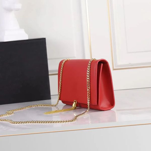 

2023 new luxurys designers bags handbag purses woman fashion double bread clutch purse shoulder bags chain bag #889988, Black;red