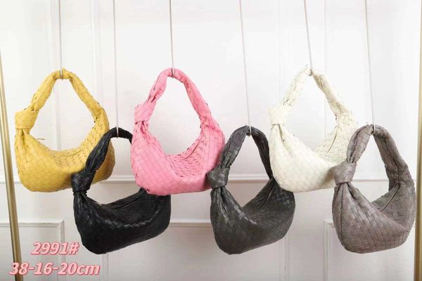 

designer bag sheepskin woven cloud bag large dumpling bag casual knotted handbag horn bag venetas bag k4hd