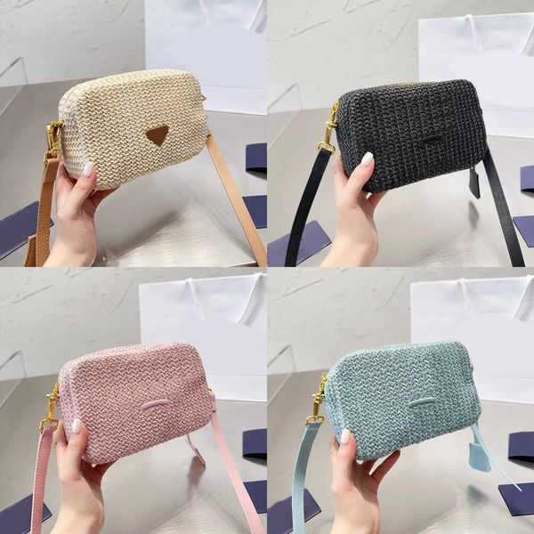 

lafite camera bags women designer hobo bag summer shoulder bags crossbody purse luxury woven straw bag purses handbag 230615/0715