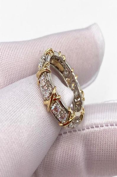 

s925 sterling silver fashionable x inlaid zircon ring valentines birthday party gift7448041