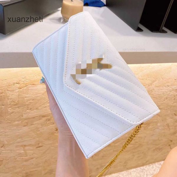 

women satchel envelope bag small new designer fashion genuine shoulder leather women's square bag chain premium handheld crossbody 7jm6