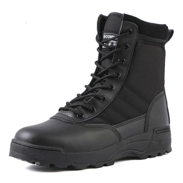

boots tactical military boots men boots special force desert combat army boots outdoor hiking boots ankle shoes men work safty shoes 230724, Black