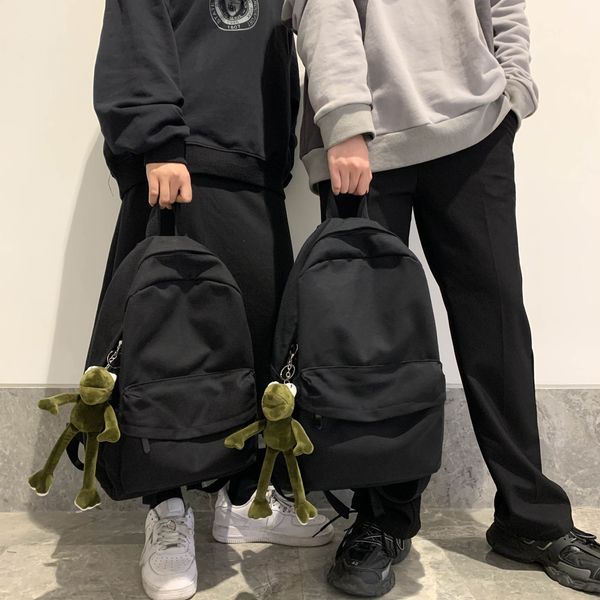 

school bags shoulder backpack casual solid color hiking backpack outdoor sport school bag large capacity travel laprucksack 230724