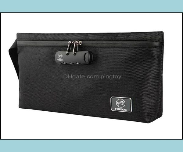 

outdoor bags sports outdoorsfiredog smell proof bag carbon lined 1680d smoking tobao pouch with lock large storage for herb odor9291450