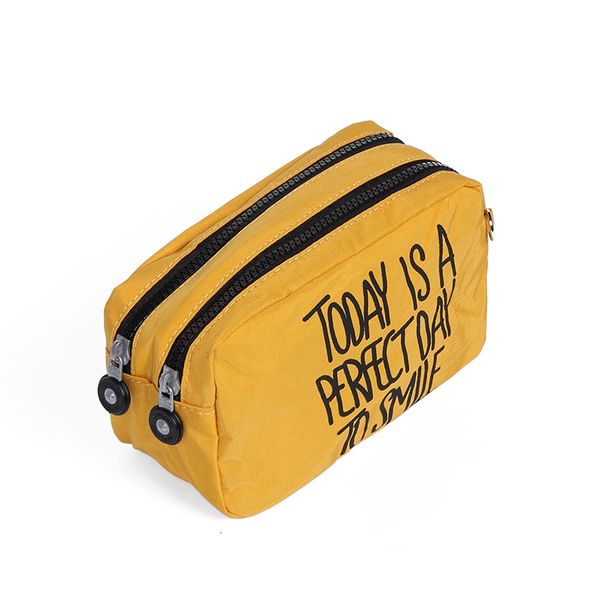 

cosmetic bags cases women creativity pouch packing organizers makeup bag waterproof nylon travel case gleam wash toiletry 230725