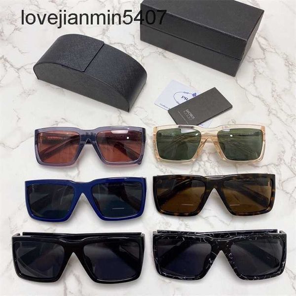 

2023 design sunglasses %80 factory wholesale and retail pjia new sunglass women's net red same style personality plate small square spr, White;black