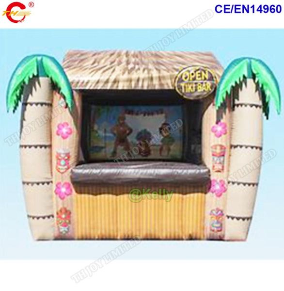 

ship to door outdoor activities 4x3m outdoor portable western inflatable tiki bar party air inflated pub tent for 6866394