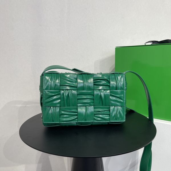 

cassette bag designer weave bag shoulder crossbody bag real leather 5a quality chain crossbody bag evening wallet purse bags size 25-15-7cm