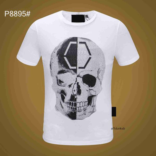 

sleeve plein bear philipps mens tee tshirts brown men designer short bear dollar skull diamond brand t oneck shirt skulls tshirt tees 20gvm, White;black