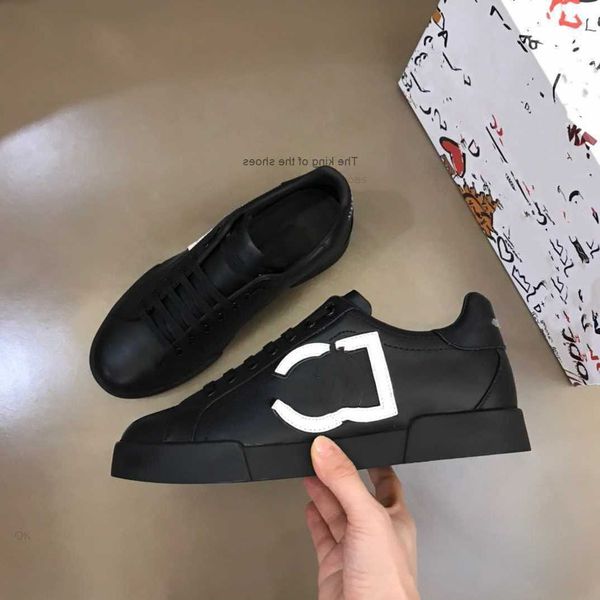 

dg casual shoes white black red fashion mens leather breathable shoes open low sports sneakers dg''dolc''gabbanas xjrc