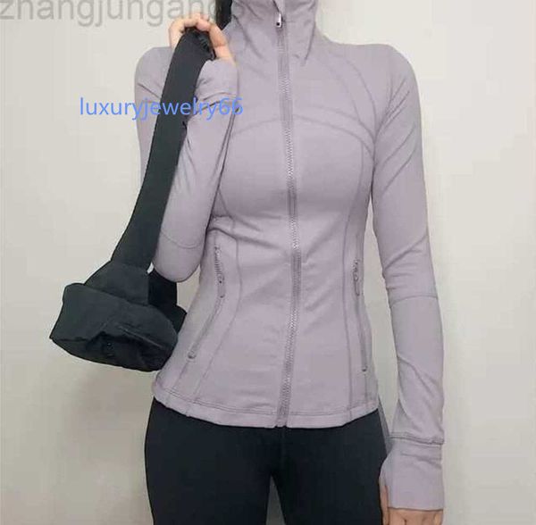 

women's jackets yoga wear jackets define hoodies sweatshirts lululemens women sports jacket coats fitness hoodys scubas cing long cloth, Black;brown