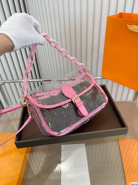 

luxurys beach totes bag designer handbags pillow bag purses women crossbody cosmetic bag transparent box pvc jelly clear handbag card bag co