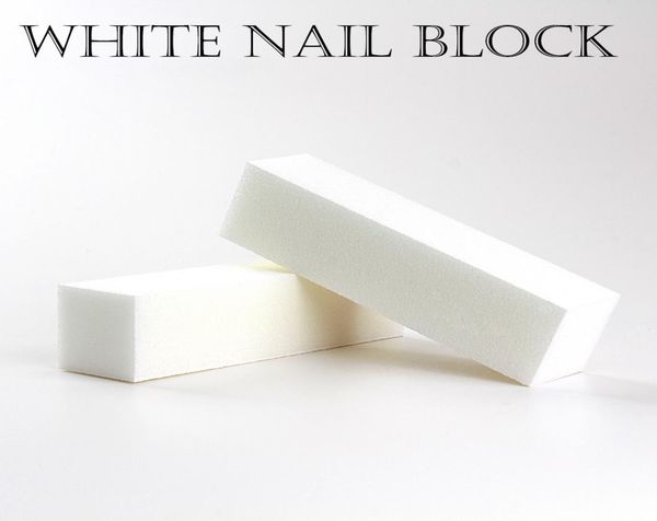 

whole10pcs good quality whole white buffing sanding files block pedicure manicure care nail file buffer for6879329