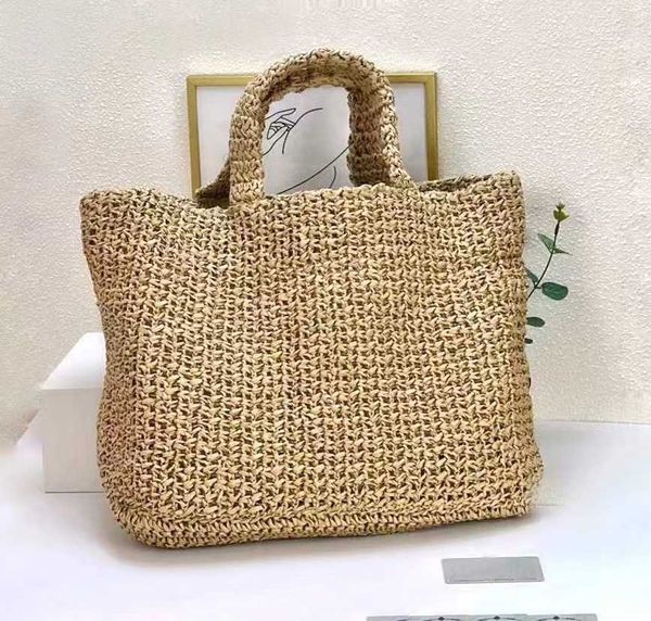 

dicky0750 summer straw beach bag tote raffias bags designer shopping bag shoulder bag for women totes grass chest pack lady hand bags purse