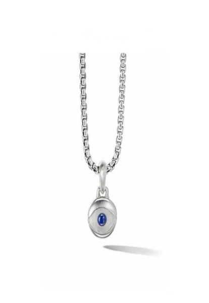 

retro hip hop evil eye necklaces luxe designer necklace chain pendant women mens chains fashionable engagement and wedding party l1025020, Silver