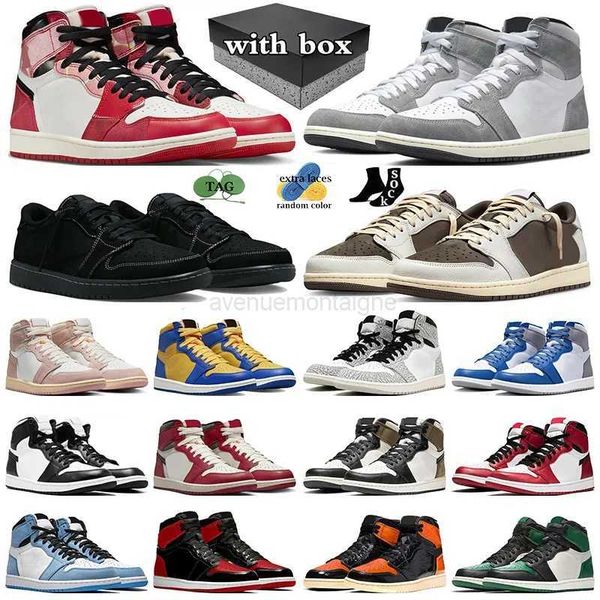 

with box jumpman 1 basketball shoes 1s mens trainers women sneakers washed heritage reverse mocha black phantom true blue bred patent outdoo
