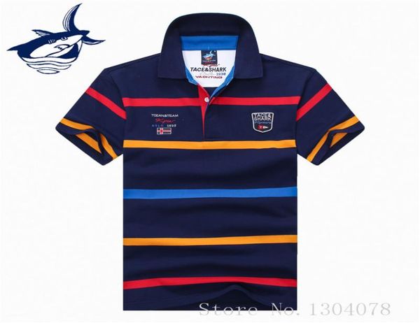 

2017 new brand clothing tace & shirts cotton breathable striped men polo shirt camisa masculino c190415019189621, White;black