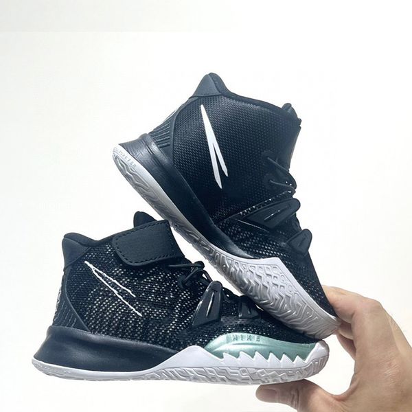 

2023 7 vii kids youth children boys basketball shoes one world people chip copa grind irving sponge sandy creator rayguns trainers sports sn, Black