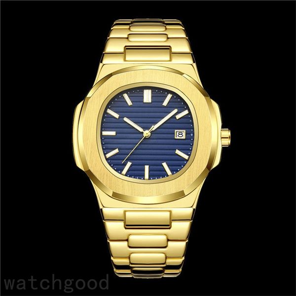 

fashion mens watch 5711 nautilus designer watches popular formal casual automatic orologi di lusso square aaa watches stainless steel plated, Slivery;brown