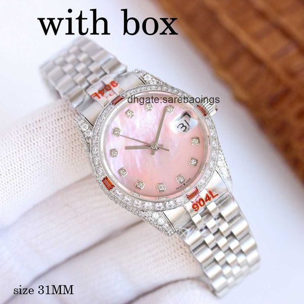 

womens watch designer luxury automatic movement beimu dial classic size 31mm stainless steel strap automatic watch womens watch orologio., Slivery;golden