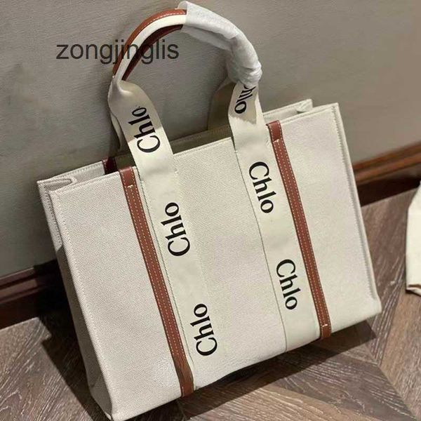 

tote designer 2023 canvas cloe hands totes bags outlet woody bag summer leisure japanese printed letter shopping large capacity fashion vers