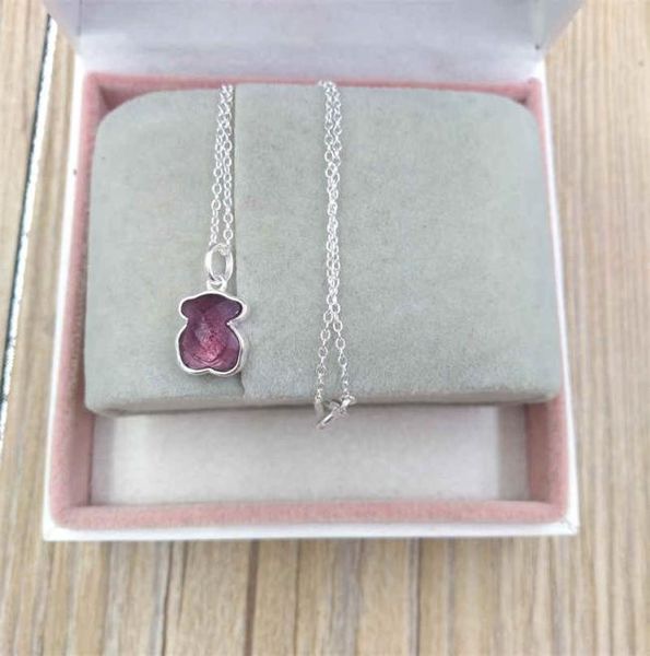 

christmas charms for jewelry making bear tos 925 sterling silver pendant necklace for women men girls evil eye necklaces chain set5616684