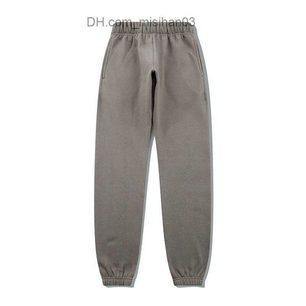 

men's pants tech fleece designer mens pants 3m reflective trousers autumn winter casual gray beige black khaki drawstring sweatpants me