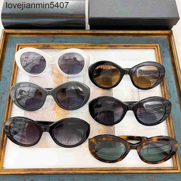 

2023 fashion design sunglasses %80 factory wholesale and retail paris b family plate round frame sunglass women's net red ins fried dou, White;black