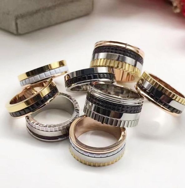 

european and american spiral multilayer rotating ring large medium small luxury couple 2204134698916, Silver