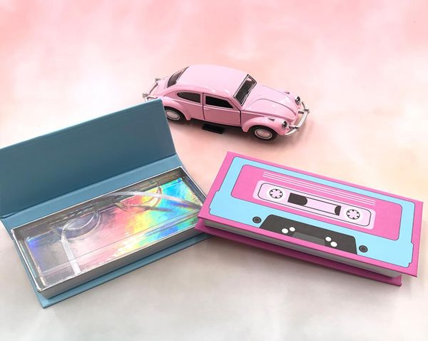 

fdshine colorful magnetic lash boxes for 8mm30mm full strip eyelashes custom logo package dramatic mink eyelash vendor8684769