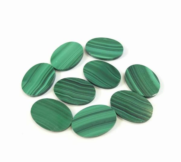 

other 100 natural malachite flat oval shape cabochon 13x18mm gemstone beads whole semiprecious cab 5pcslot ring face6245323