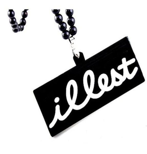 

new style hiphop fashion good quality nowood mens jewelry acrylic beads necklace 7546148, Silver