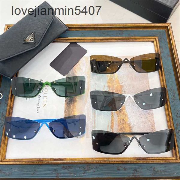 

2023 design sunglasses %80 factory wholesale and retail p's individual cat's eye ins net red sunglass narrow frame concave shape f, White;black