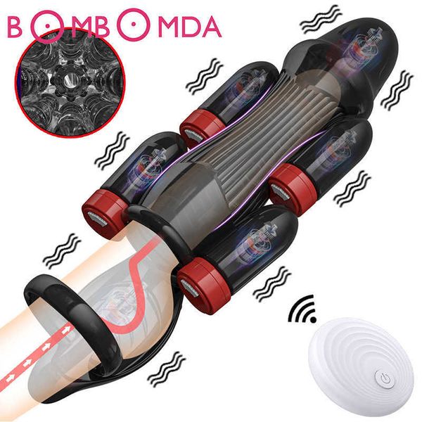 

male wireless remote control training device massage vibration cover 5 airplane cup fun
