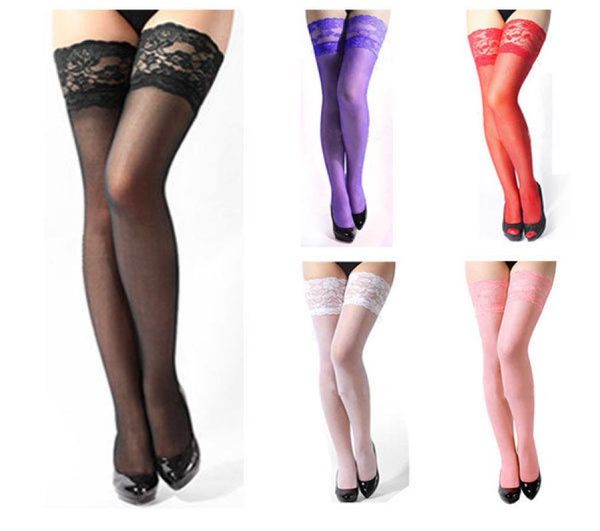 

2017 fashion women lady lace tight stay up thigh high stockings nightclubs stocking for women tight9810270, Black;white