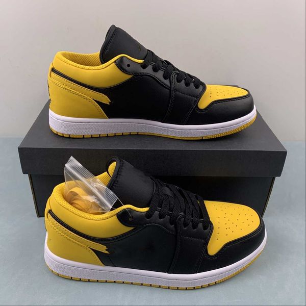 

basketball shoes yellow ochre jumpman 1 low og 2023 release outdoor sneaker sports with original box