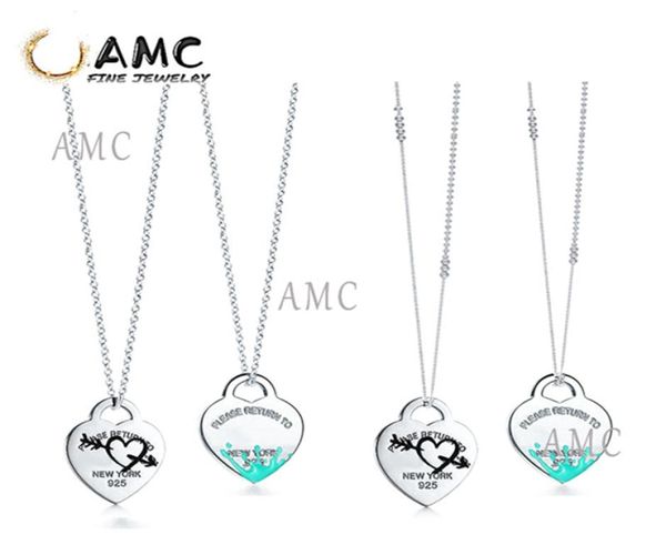 

ashion love sterling silver classic necklace ladies party birthday christmas gift jewelry wholesale4879786