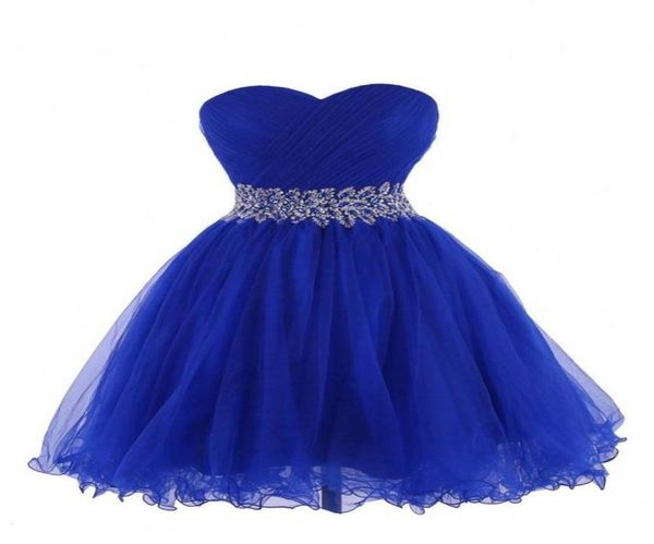 

sweetheart shortmini homecoming dresses with crystals sash blue tulle graduation prom dress special occasion cocktail party7979719, Black