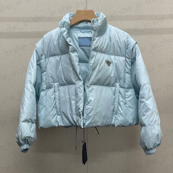 

woman down jacket designer womens fashion puffer jackets winter casual short long parkas coats classic letters down coat outerwear 23fw, Black