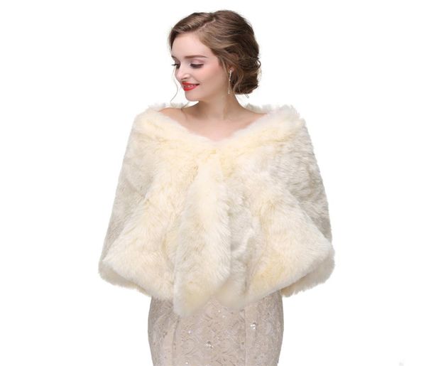 

cms09 bridal fur stole vintage stole faux fur winter wedding coat bridal shawl wrap fur bridal stole wedding stole faux fur cap5469412, White