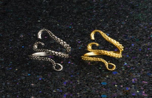 

ocs claw band rings stainless steel ring adjustable animal ring fashion jewelry2854235, Silver