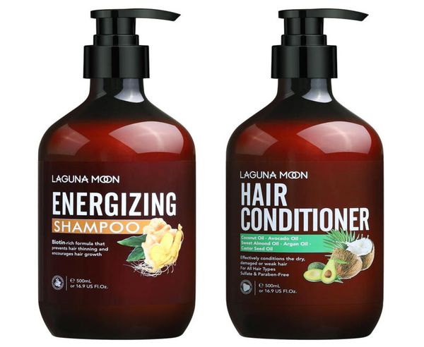 

lagunamoon 2pcs hair growth shampoo and conditioner set for thinning hairhair loss volumizing treatment for men women 500ml6343459