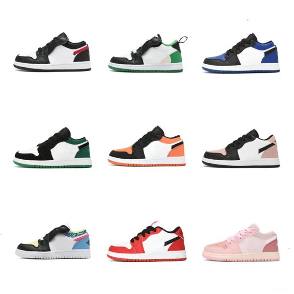 

2023 kids 1 1s jumpman basketball shoes 1s low kids sports sneakers for sale boys girls kid youth baby infants trainers black white blue red
