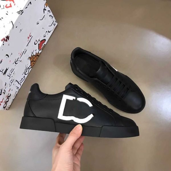 

dg casual shoes white black red fashion mens leather breathable shoes open low sports sneakers