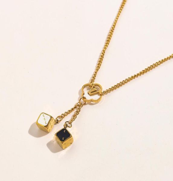 

luxury design women necklace choker chain 18k gold plated stainless steel necklaces pendant statement wedding jewelry accessories 7150199, Silver