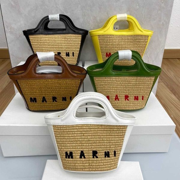

luxuries designers bag marn weave straw fanny packs bag womens handbag shoulder tote bag purses crossbody dijf