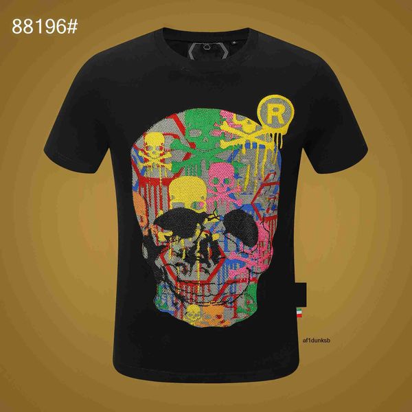 

bear plein short philipps shirt mens dollar tshirts tee men designer sleeve bear brown skull brand diamond oneck t skulls tshirt tees 21vip, White;black