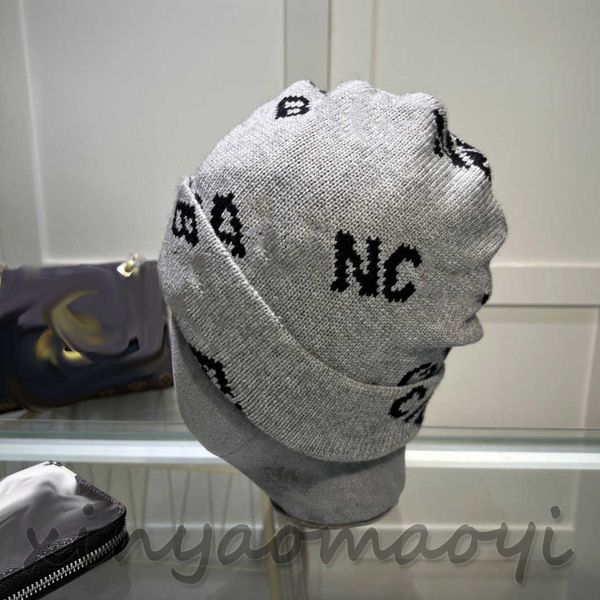 

wool knitted hat designer luxury cashmere hat wool hat full hat soft and comfortable stylish and handsome leisure autumn and winter must-hav, Blue;gray