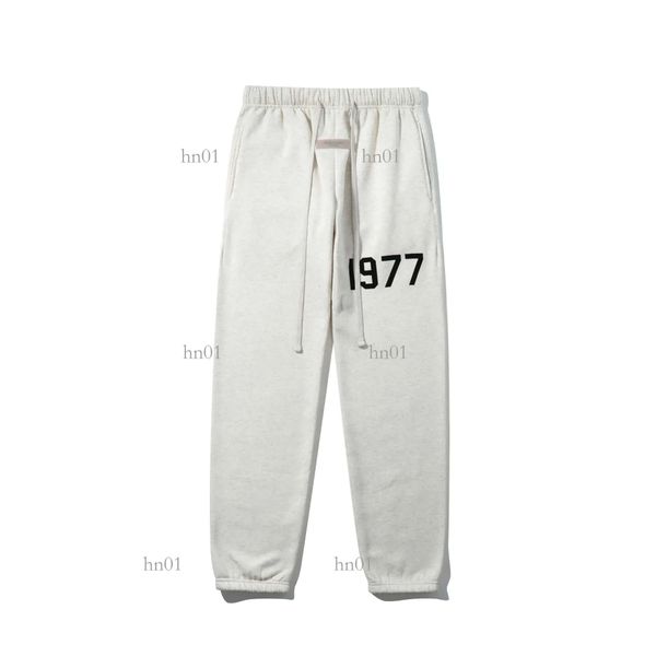 

ess mens sweatpants zgpbfog ess new double line 1977 legged pants panties 400g plush high connect male and female lovers01, Black